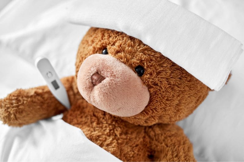 Kranker Teddy – medizinisches Trauma bei Kindern