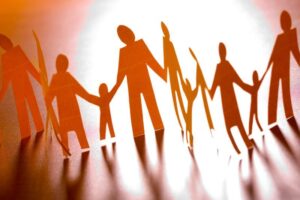 Papierschnitt - innere Anteile integrieren